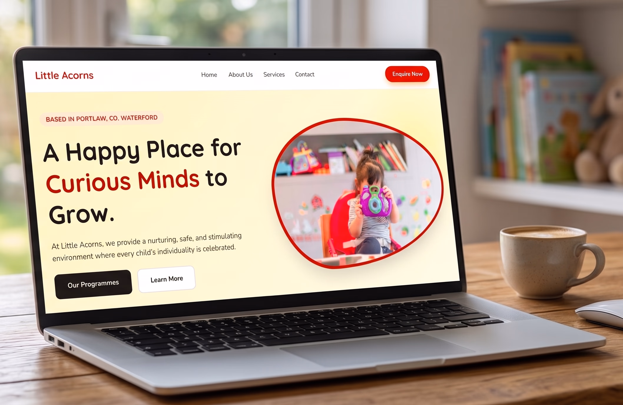 Little Acorns Website Showcase